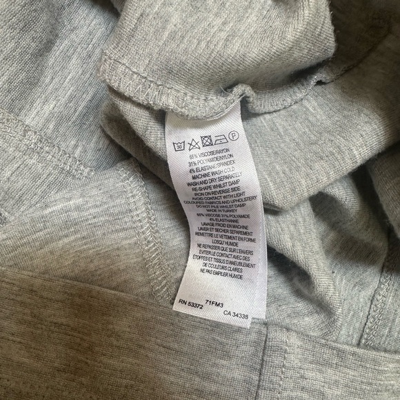 French Connection | Grey jersey short sleeve bodycon dress with zippers size 6 - Picture 8 of 8